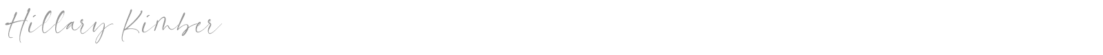 Hillary Kimber font preview